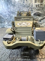 Built 1/35 M16 AA Half-Track Multiple Motor Carriage Anti-Aircraft !!