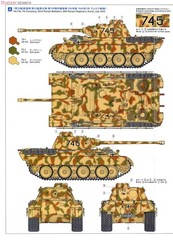 Tamiya 1/35 German Army Panther D Model Kit No.345 35345 Ships From Japan