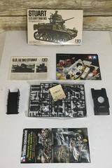 Tamiya 1/35 US Light Model Tank M3 Stuart – Kit# 3542 1/35 Scale, New Open Box