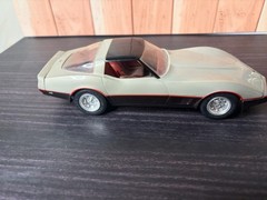 Vintage 1982 Chevy Corvette Collector Edition 1:25 Promo Model MPC Silver Black