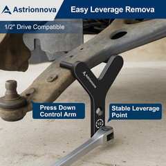 Suspension Tool Set, Strut Spreader Tool & Lower Control Arm Prying Tool, Ball J