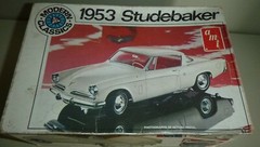 AMT T396 1953 STUDEBAKER STARLINER MODERN CLASSIC VINTAGE KIT 1/25 MCM NIB SI
