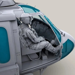 1:35 Die-cast Resin gift Model Assembly Kit Soldier Model US Military Russian…