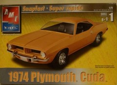 1974 Plymouth Cuda WINDOWS from AMT 1:25 Model Kit 74 Barracuda