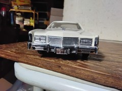 1976 White Cadillac EL DORADO Coupe Promo Dealer Model