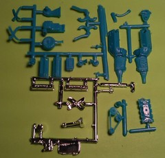 57 1957 Chevy Bel Air 1/25 283 V8 motor engine chrome valve cover model car part
