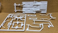 1964 Dodge 330 COMPLETE CHASSIS & DRIVESHAFT 1/25 Lindberg NEW Model Kit PARTS