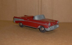 1957 Chevrolet convertible Banthrico promotional promo model BANK Top Down