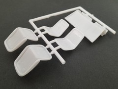 1966 Malibu SS FRONT & REAR SEATS for Revell Monogram 1:24 Model 66 Chevelle