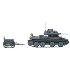 Bronco CB35030SP 1/35 Panzerkampfwagen MK IV.744(E) A13&UE Fuel Tank Trailer