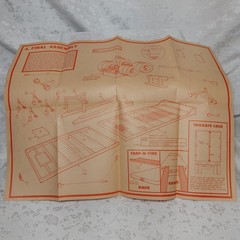 Instructions ONLY IMC 1/25 Big Rig Heavy-Duty Flatbed Trailer 1965 No. 701-200