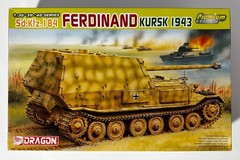 Dragon Premium Edition 6495 1/35 Scale Sd.Kfz. 184 Ferdinand w/PE – Parts Sealed