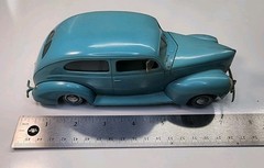 Vintage AMT Baby Blue ’39 Ford Deluxe Tudor Sedan 1/25 Plastic Model Kit Built