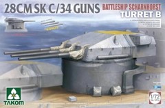 Takom 1/72 Scharnhorst Battleship 28cm SK C/34 Guns Turret #5016📌Listed in USA