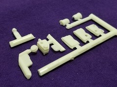 Diamond REO Truck Tractor ROCKER COVERS , CAP, BREATHER for 1:25 AMT Model Kit