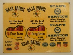 AMT 1953 Ford Pickup Baja Patrol 1/25 Model Kit AMT1505 decals