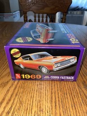 AMT 1/25 1969 Ford Torino Cobra Fastback Plastic Model Kit #1217 NOB !