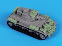 1/72 Scale Die-Cast Resin Model Assembled Kit Pz.Kpfw IV Accessories Set (No …