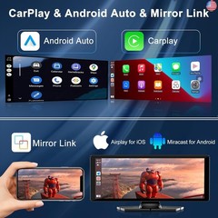 Carplay Screen for Car,10.26″ HD Car Stereo for Apple Carplay & Android