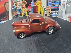 VINTAGE SURVIVOR MPC.REVELL.AMT. JO-HAN BUILT MODEL 🚗 41 WILLYS GASSER *RARE*