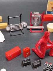 Vintage Model Car Auto Shop 1/24-1/25 Plastic Model Lot Tools Engines Lot Set
