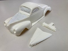 Vics Resins 1938 Lincoln Zephyr 1/25 resin body