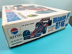 1/28 Nitto Alfa Romeo Brabham BT46 Parmalat Race Car Model Kit Open Box Motorize