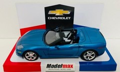 New Original 2011 Corvette C6 Convertible Promo Model Jetstream Blue MODELMAX