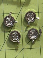 Revell 7129 1/25 Firebird Pro Street Machine Kitbash Parts Chrome Mag Wheels