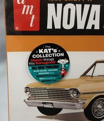 AMT 1963 Chevy II Nova Station Wagon 1/25 Scale Plastic Model # 1202