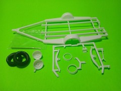 Drag Boat Trailer Aquarod Race Team 1/25 AMT Race Hauler