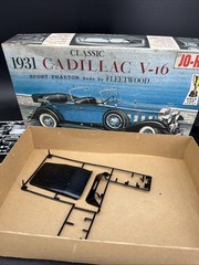 Jo-Han 1:25 1931 Cadillac V-16 Sport Phaeton Fleetwood Unassembled Model Kit USA