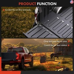 A-Premium Rear Tailgate Hinge Assembly Compatible with Ford F-150 F150