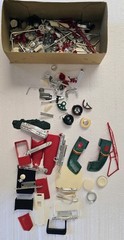 Vintage AMT 1961 Lincoln Continental K-421 Box & Huge 1/25 Model Parts Lot