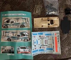 Starter Porsche 962 C Blaupunkt # 7 &8 Le Mans 1988 Resin Car Kit 1:43 France