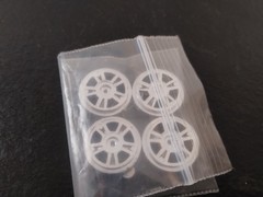 AMT Mpc Revell Mag Style Chrome Wheels Set 1/25 Scale Set Of 4