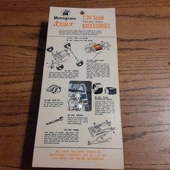 NOS Monogram Sr2124/150 Scarab Slot Car 1/24 Tiger Racing Body vintage