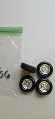 MODEL CAR PARTS WHEELS AND TIRES, COMBINE SHIPPING MG6