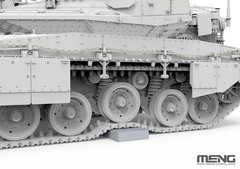 MENG 1/35 TS-056 Merkava Mk.4M w/roof-mounted slat armor Israel Main Battle Tank