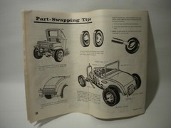 Vintage AMT 1929 Ford Model A Trophy Series Double Original Model Instructions