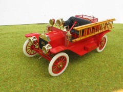 Photo-etched detailing set for Ford Model T 1914 Fire truck by ICM 24004, 1/24