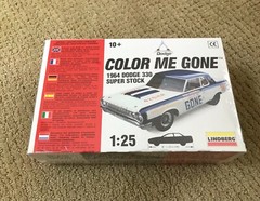 Lindberg ‘Color Me Gone’ 1964 Dodge 330 Super Sport 1:25 FACTORY SEALED 72156