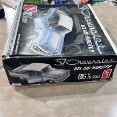 A1C 1957 Chevrolet Bel Air Hardtop Big 1/16 Model Kit AMT T841