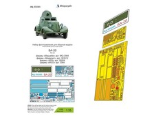 1:35 PE Detail Set for scale model BA 20 ARK MSD Maquette