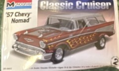 Monogram Classic Cruiser ’57 Chevy Nomad 1:24 Unassembled Kit Skill 2 85-0883