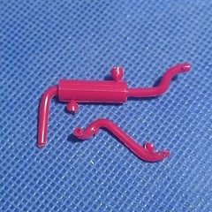 🌟 Exhaust Little Red Wagon 1:25 Scale 1000s Model Car Parts 4 Sale