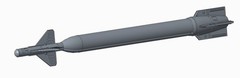 [3D Print] 1/72 US GBU-28 5000lbs Laser Guided Bunker Buster Bomb 2PC