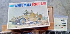 Peerless US Army WWII Armored Cavalry White M3A1 Scout Car 1/35 scale open box