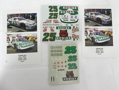 Blue Ridge #25 Kodiak 4 Piece 1991-93 Ken Schrader 1/24 Nascar decals