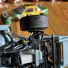 Built Model Car, 1990 Monogram Stock Car STARTED, INCOMPLETE, MODIFIED For Parts